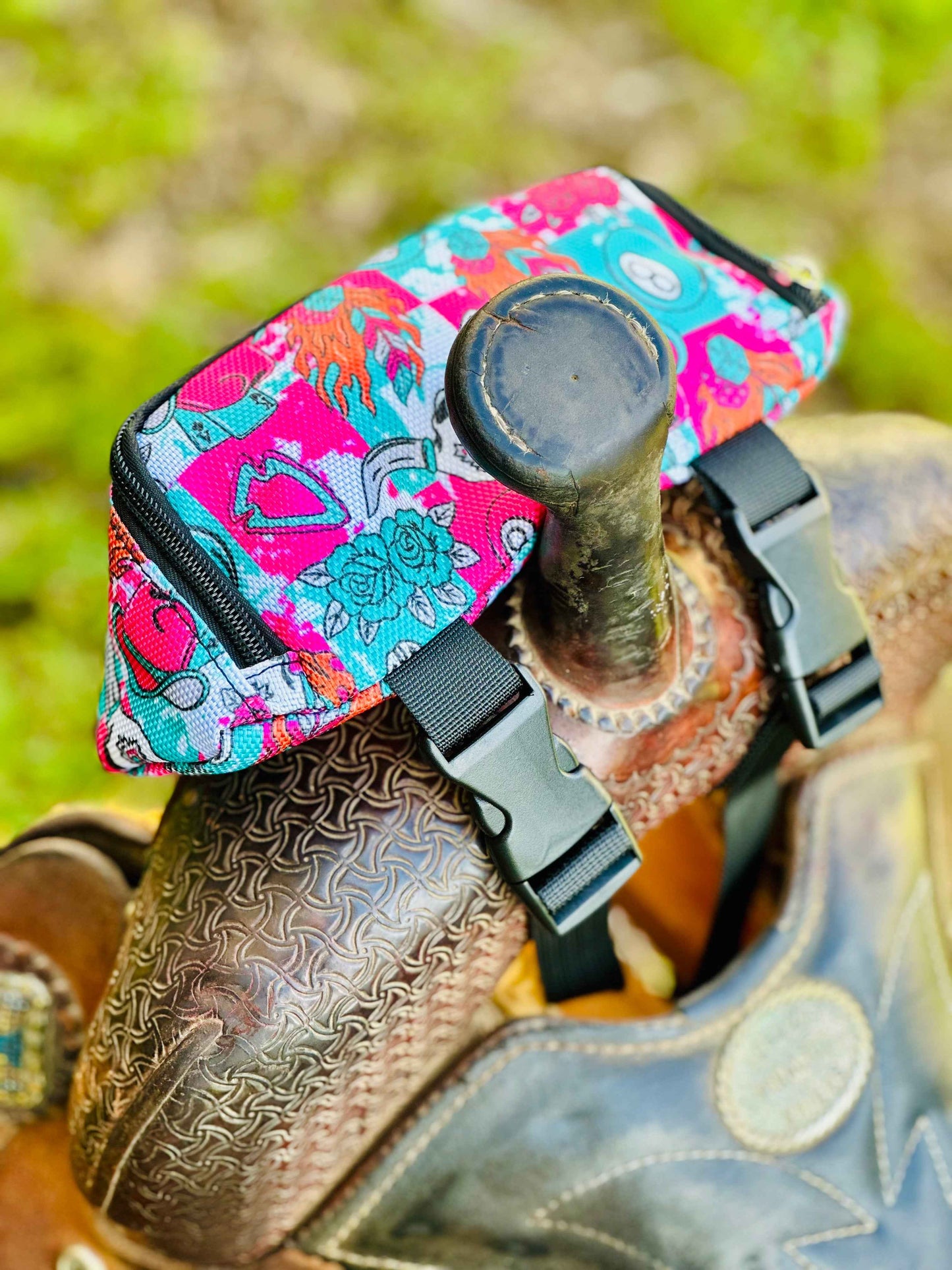 Dustybutts Cowgirl Carryall - Neon Rodeo