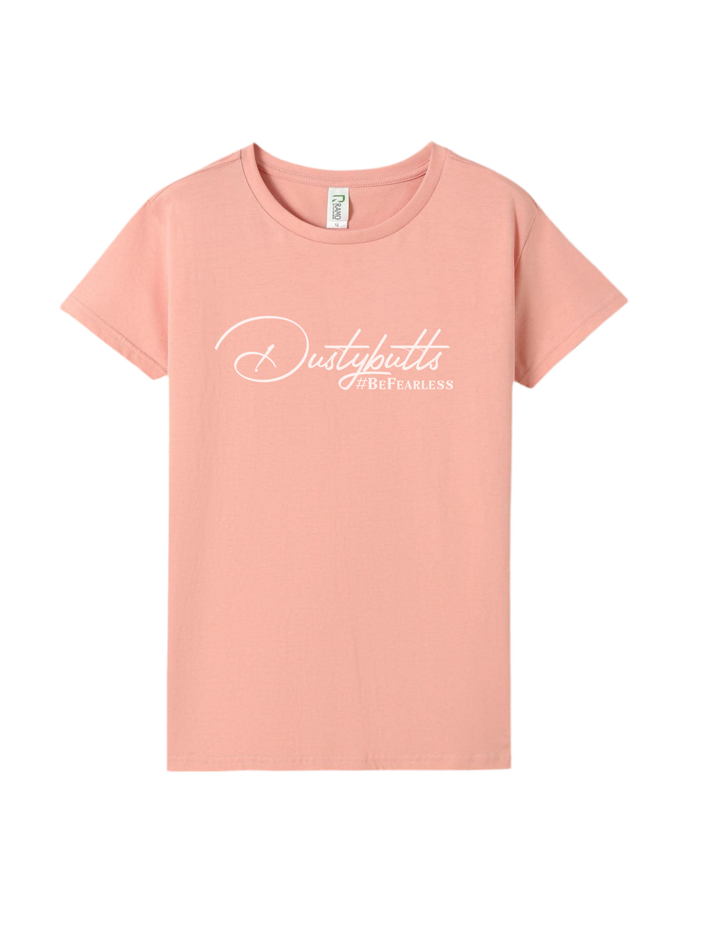 Dustybutts Baby Pink 100% Cotton Tee