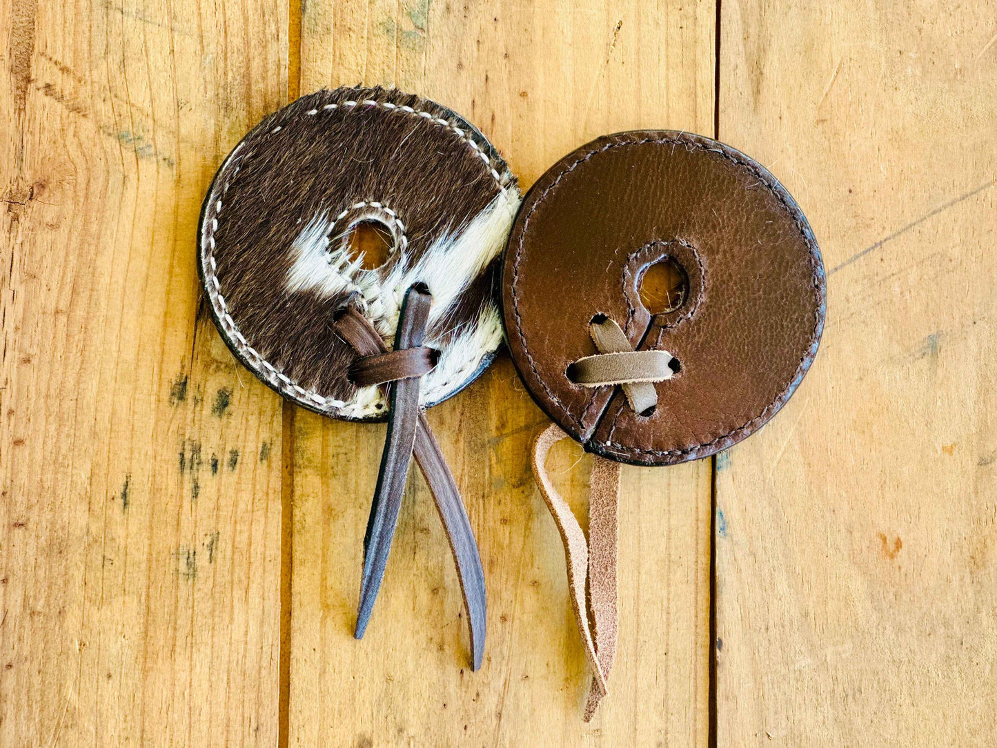Leather Bit Guards // Cowhide - 2.