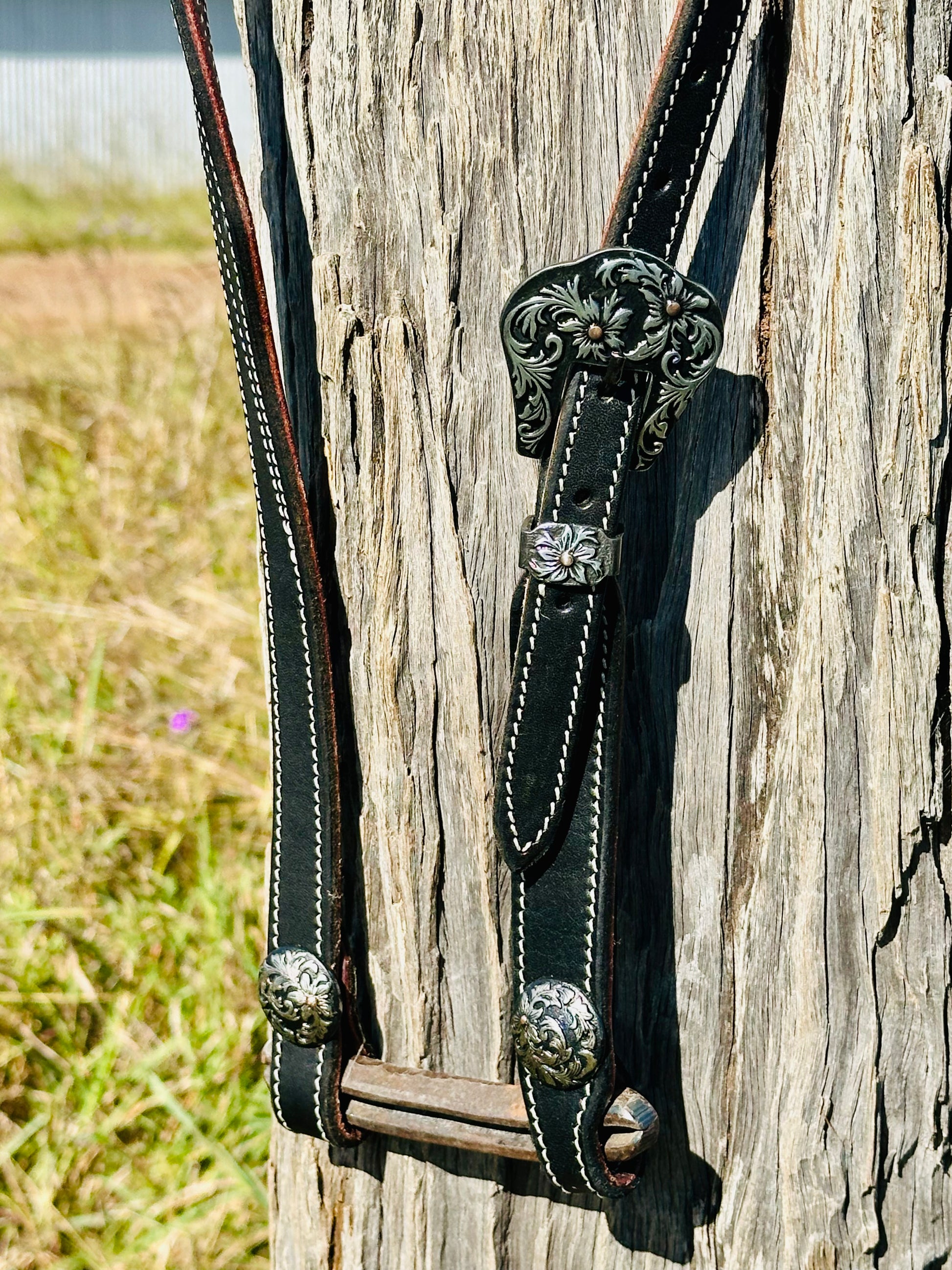 Dustybutts Argentina Leather Split Eared Bridle - Dustybutts Australia