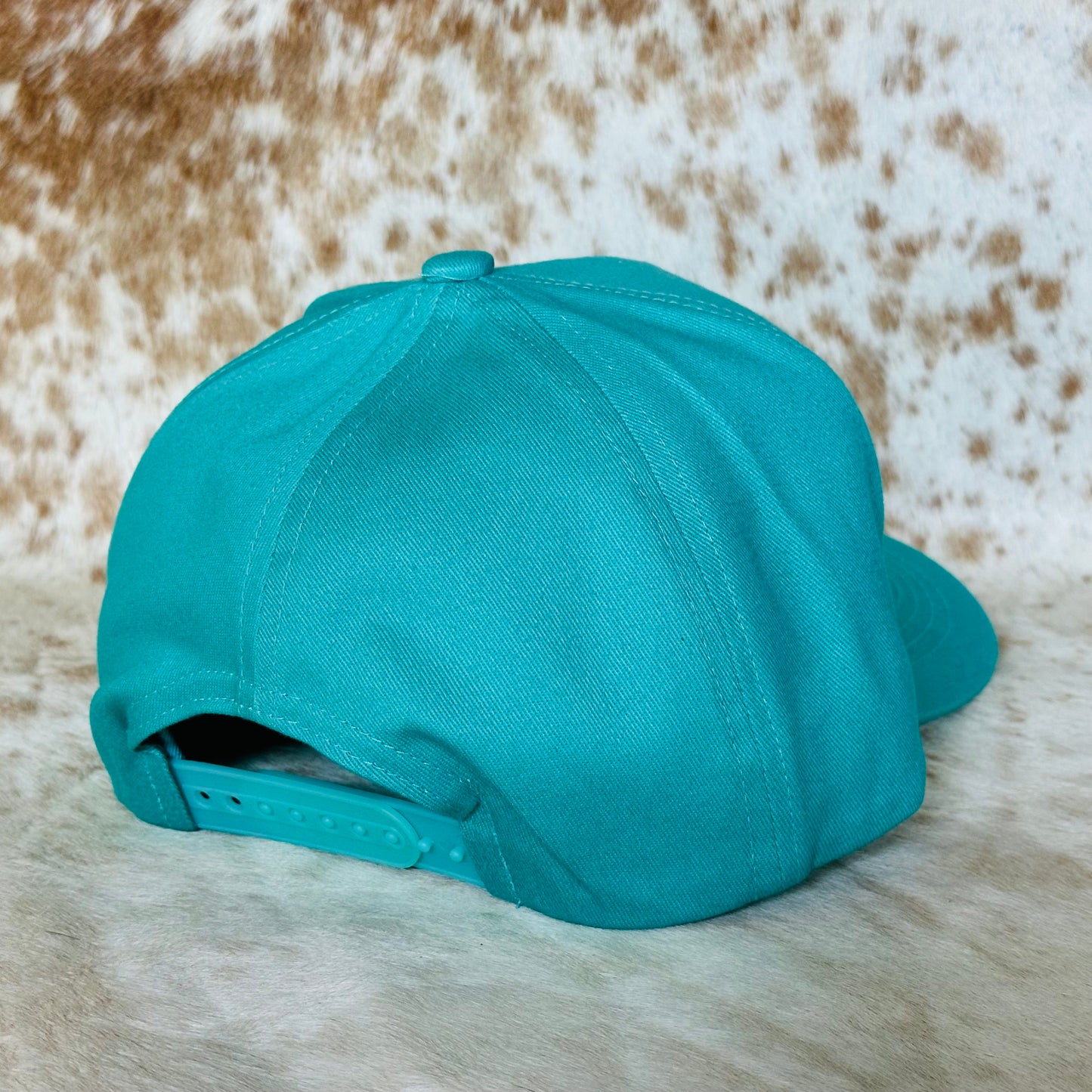 Dustybutts 5 Panel Rope Snapback Cap // Teal