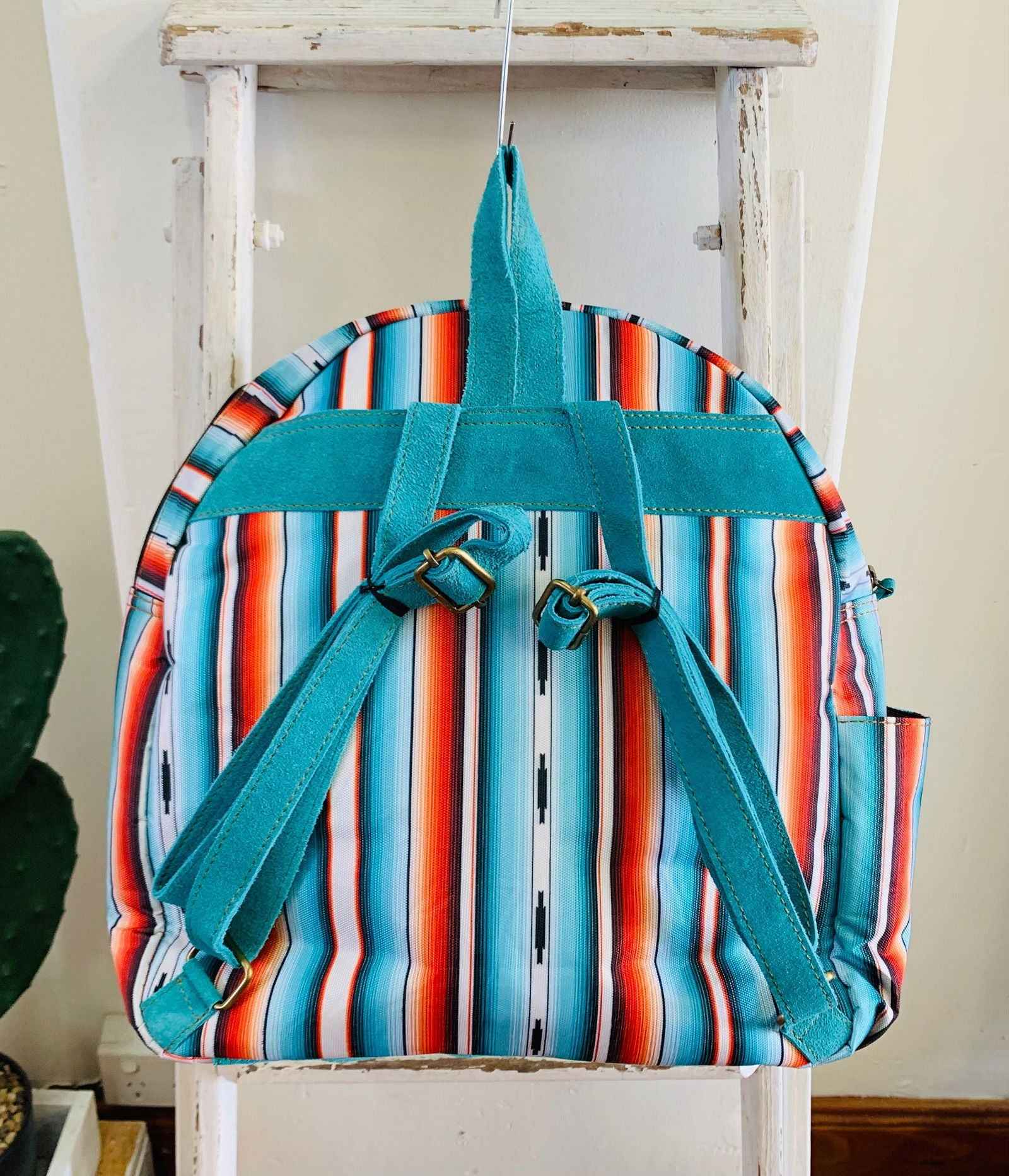 Backpack With Southwest Serape Design - Dustybutts Australia