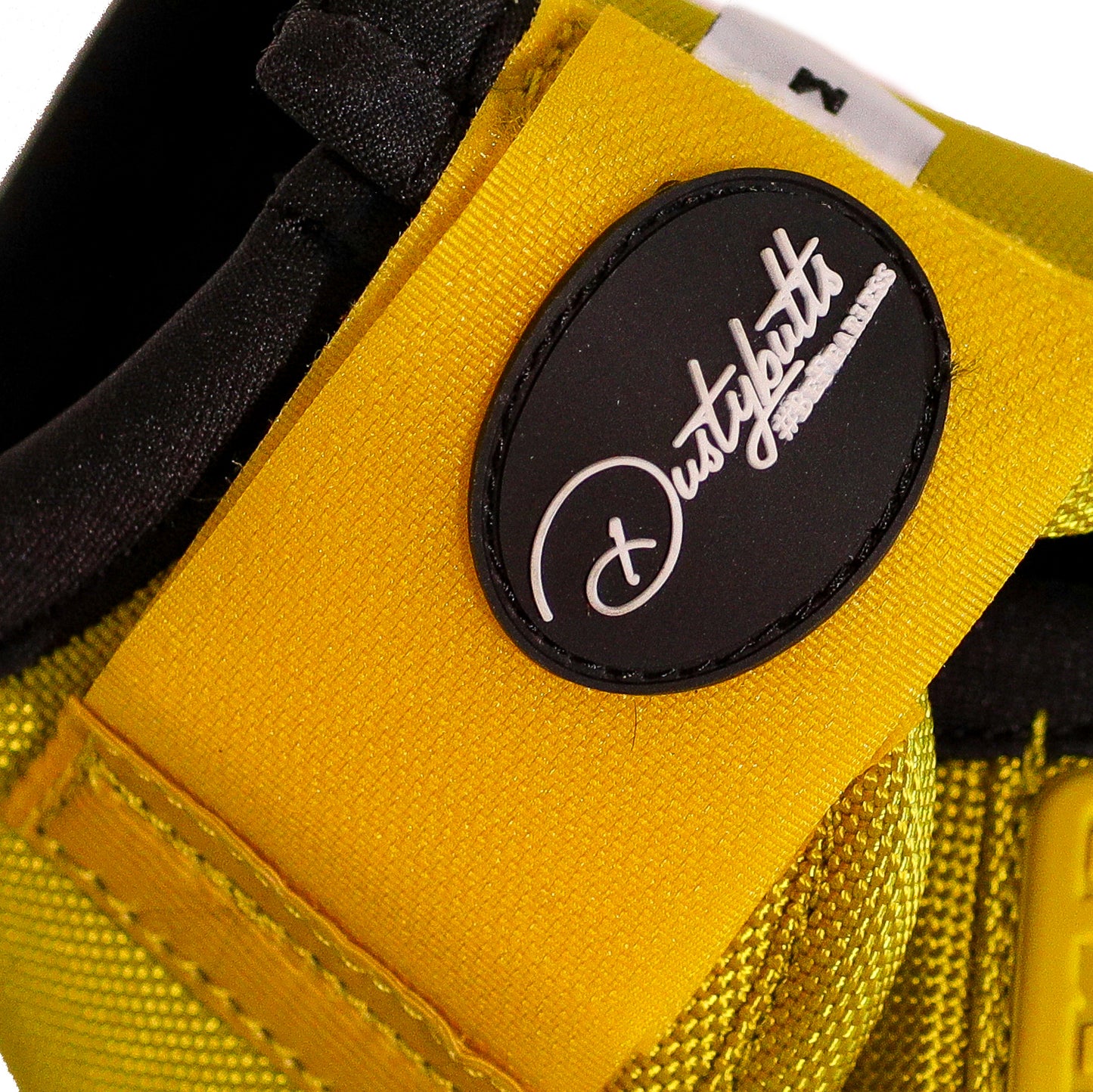 Dustybutts Equistride No Turn Bell Boots // Yellow