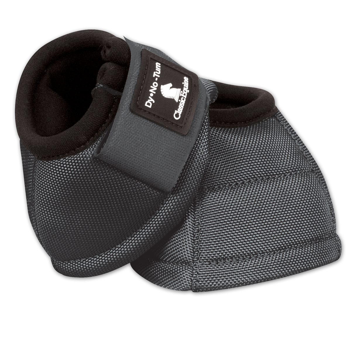 Classic Equine Bell Boots - Charcoal - Dustybutts Australia