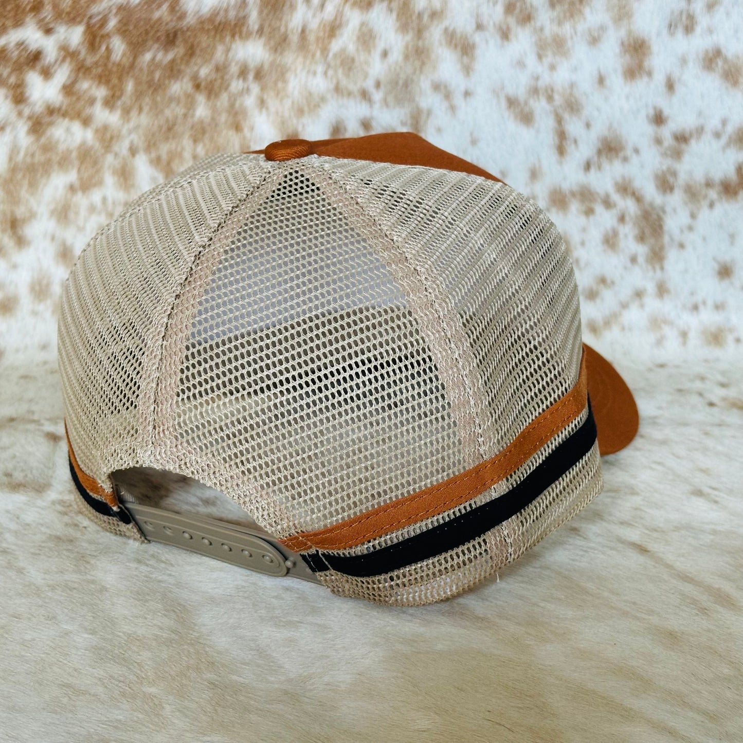 Dustybutts Trucker Cap // Brown & Tan