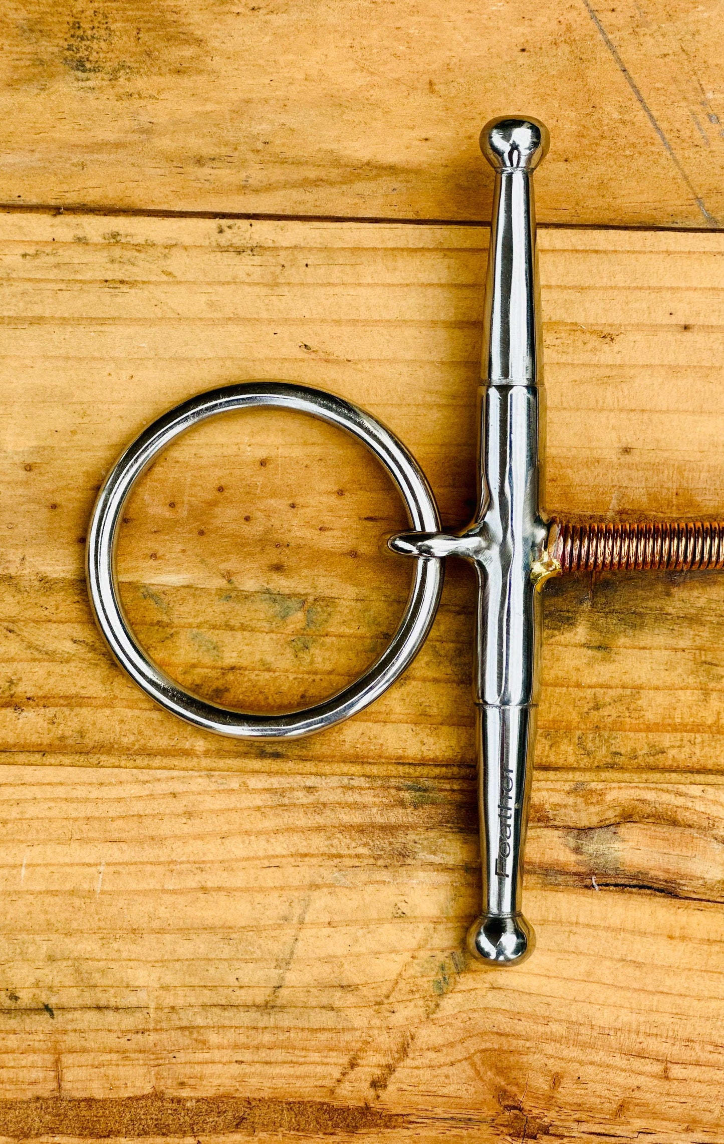 Dustybutts ‘Feather’ Fulmer Loose Ring Snaffle Bit - Dustybutts Australia