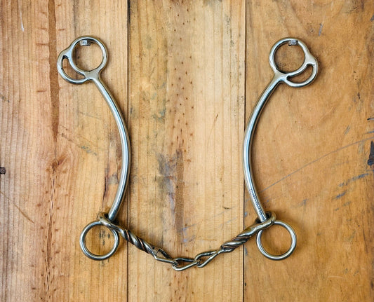 Dustybutts ‘Ivy’ Long Shank Sliding Gag Bit - Dustybutts Australia