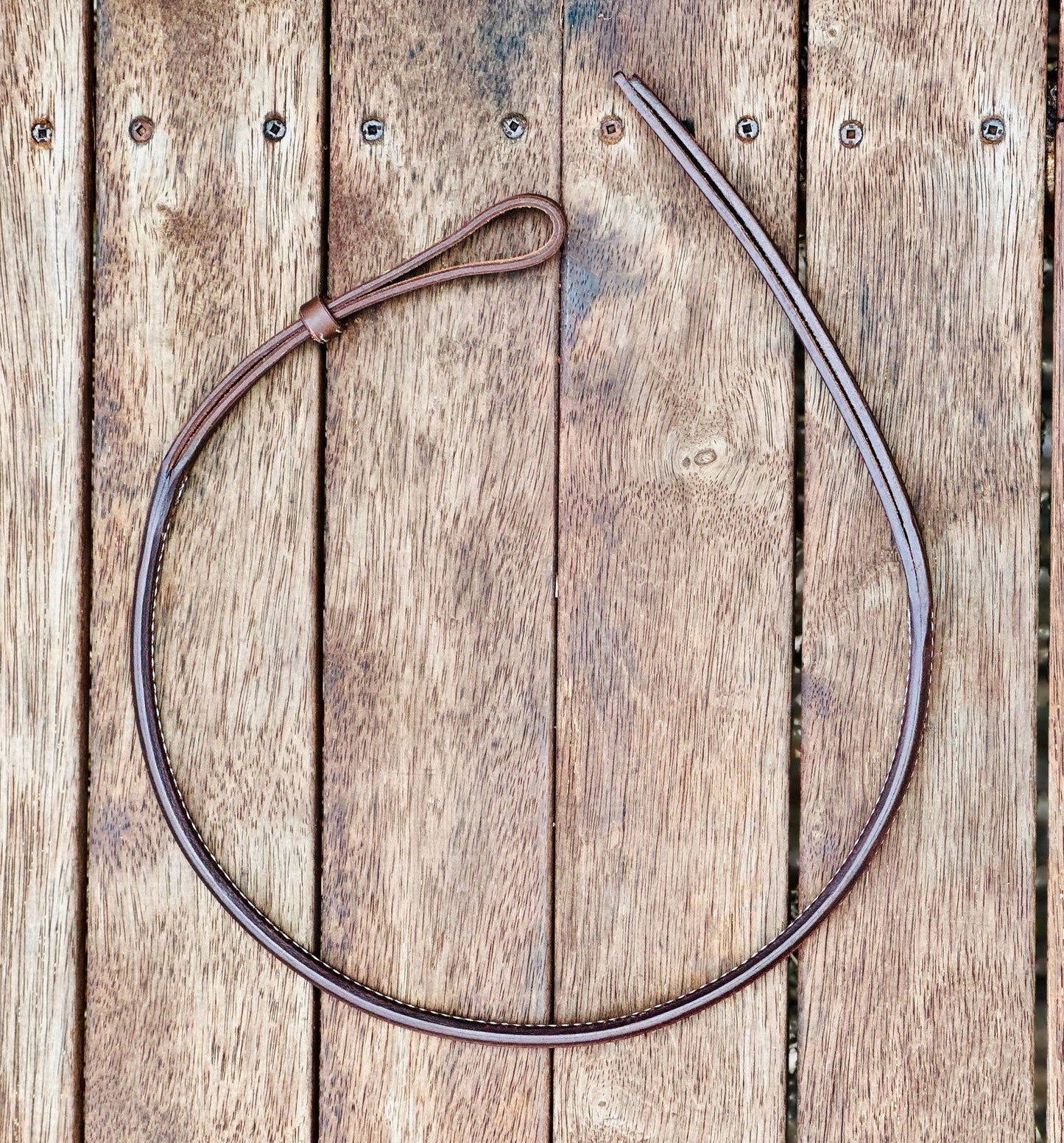 Dustybutts Rolled Harness Leather Quirt - Dustybutts Australia