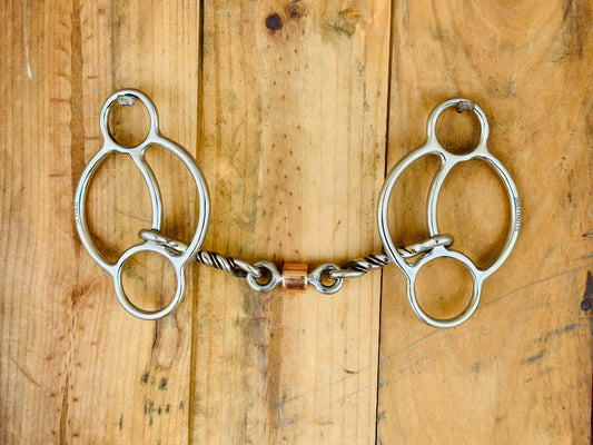 Dustybutts ‘Slyder’ Sliding Gag // Snaffle Bit - Dustybutts Australia