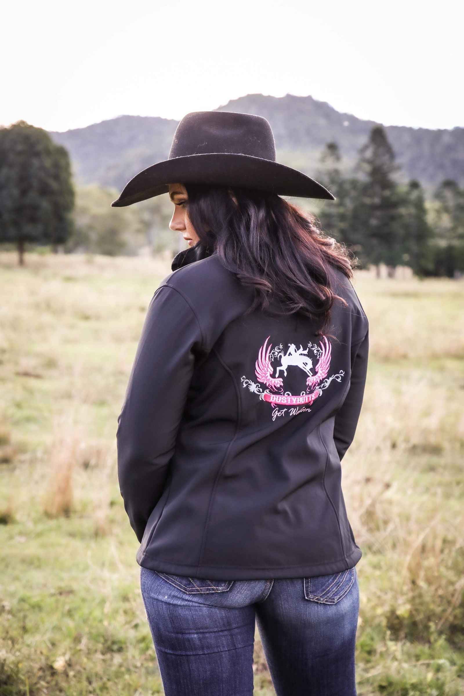 Dustybutts Softshell Jackets // Black - Dustybutts Australia