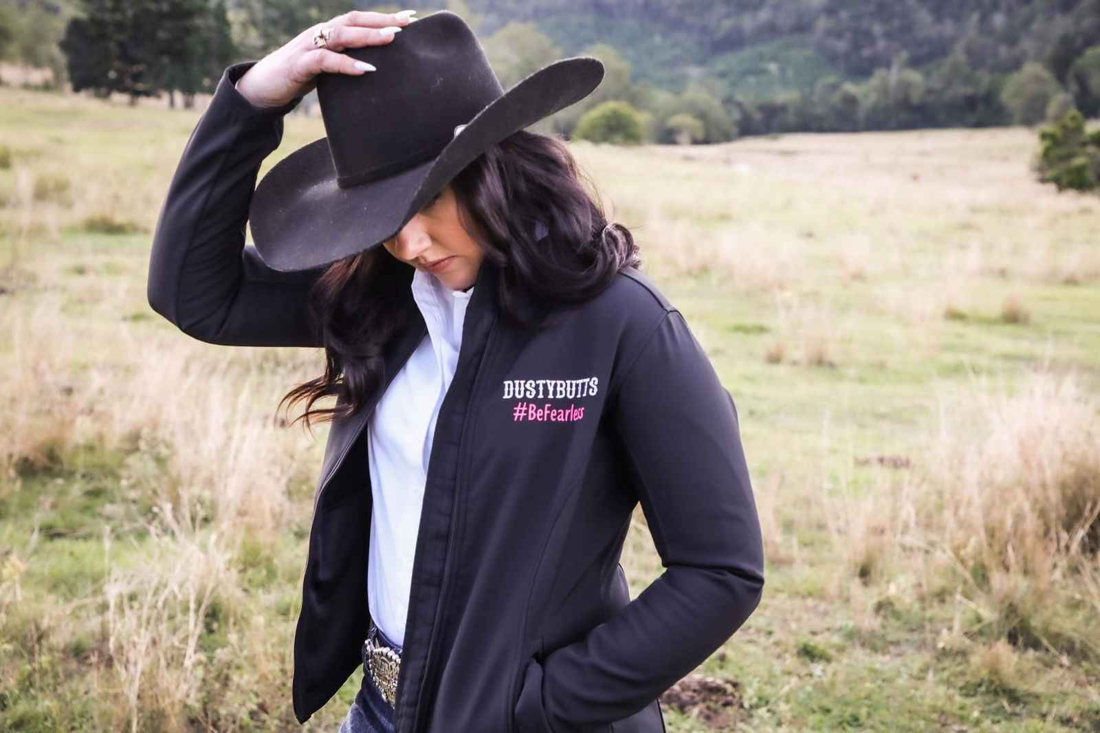 Dustybutts Softshell Jackets // Black - Dustybutts Australia