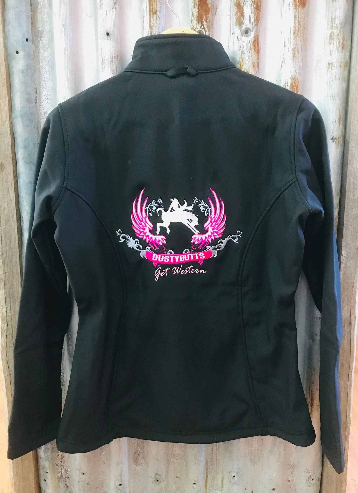 Dustybutts Softshell Jackets // Black - Dustybutts Australia