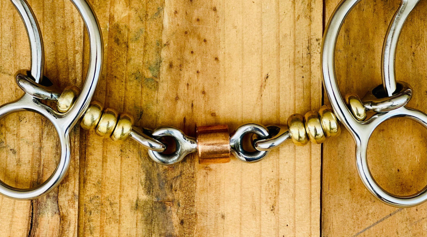 Dustybutts ‘Sparkles’ Sliding Gag // Snaffle Bit - Dustybutts Australia