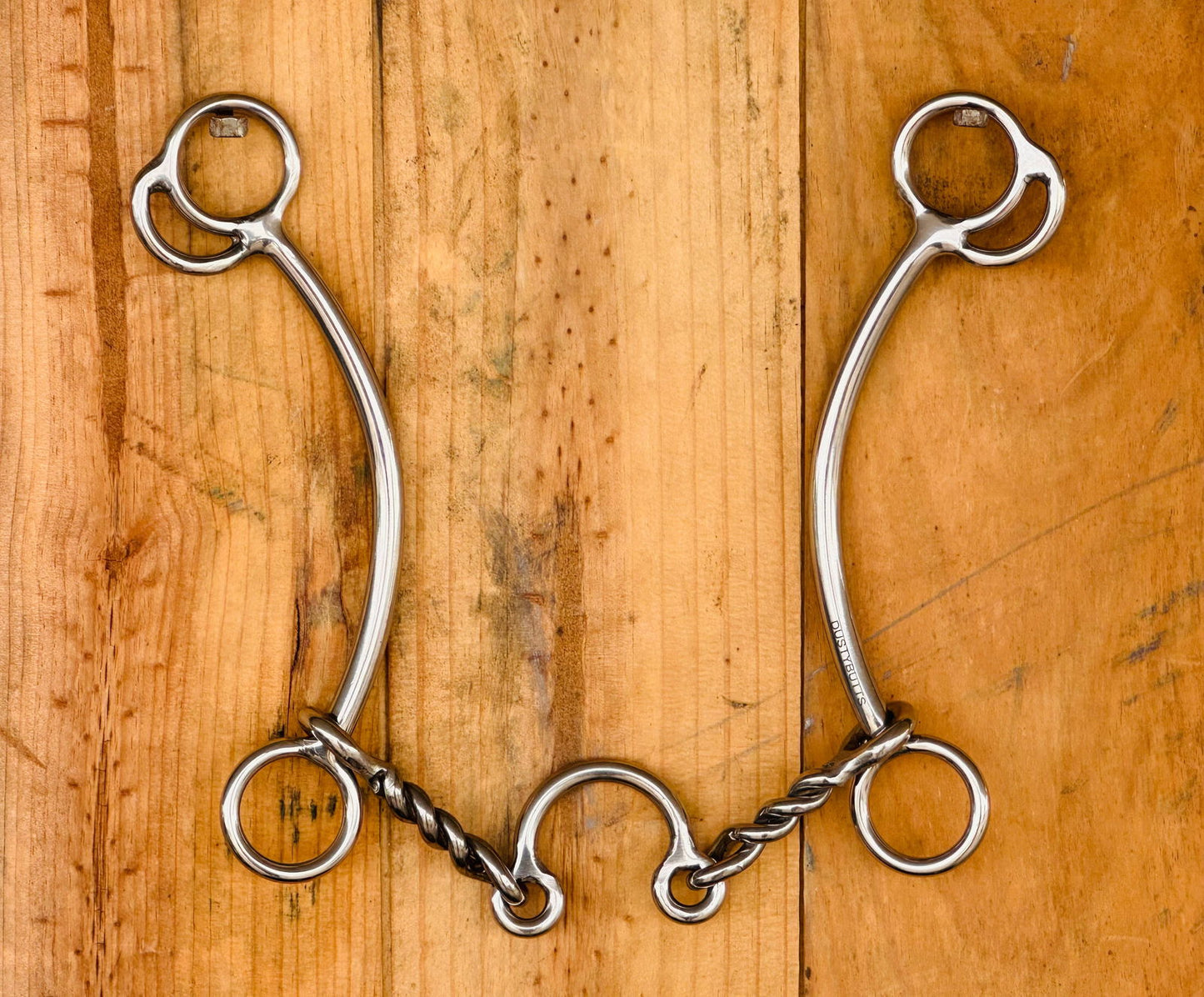 Dustybutts ‘Tex’ Long Shank Sliding Gag Bit - Dustybutts Australia