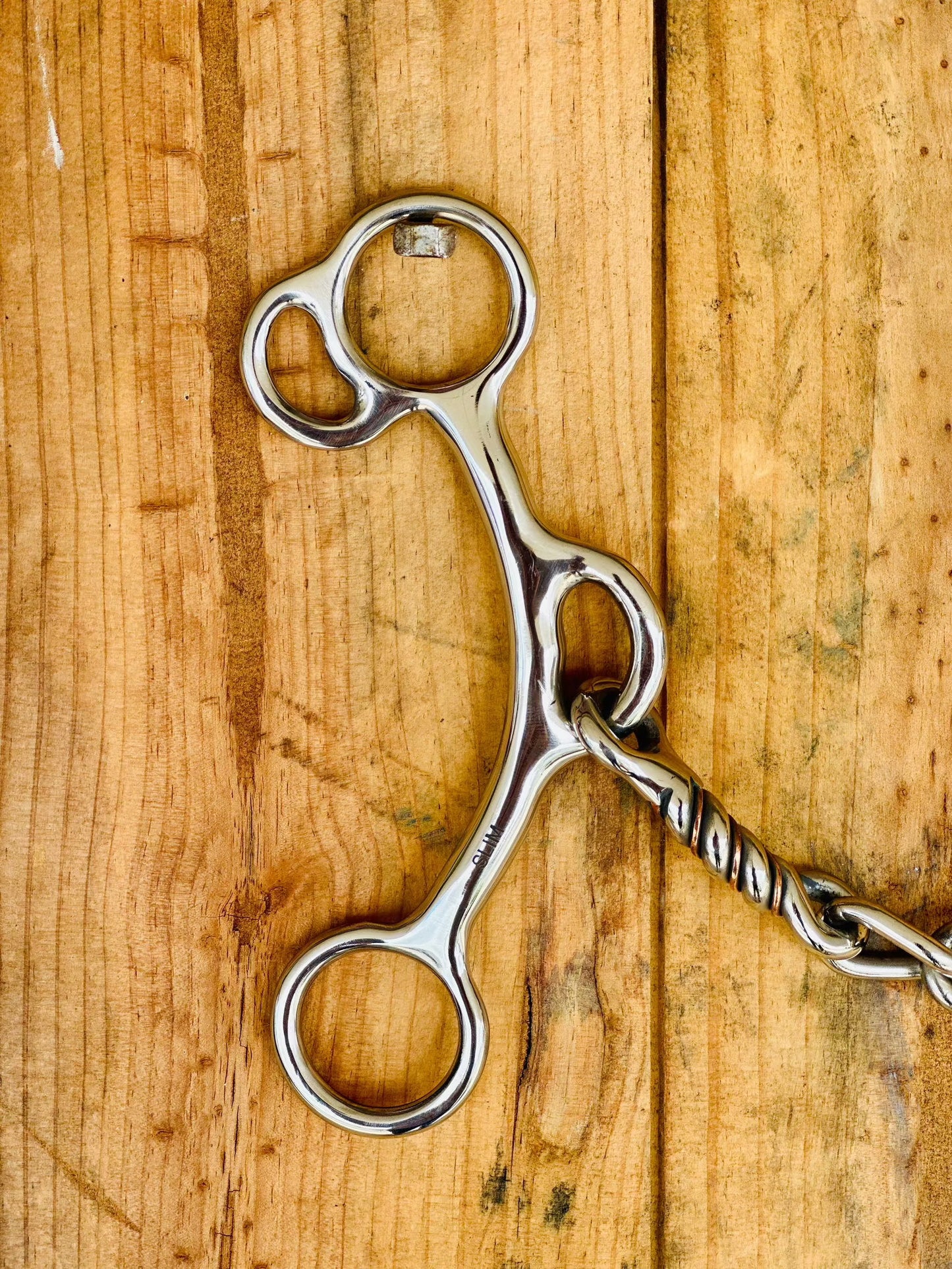 Dustybutts Twisted Chain Combo Reverse Gag Bit - Dustybutts Australia