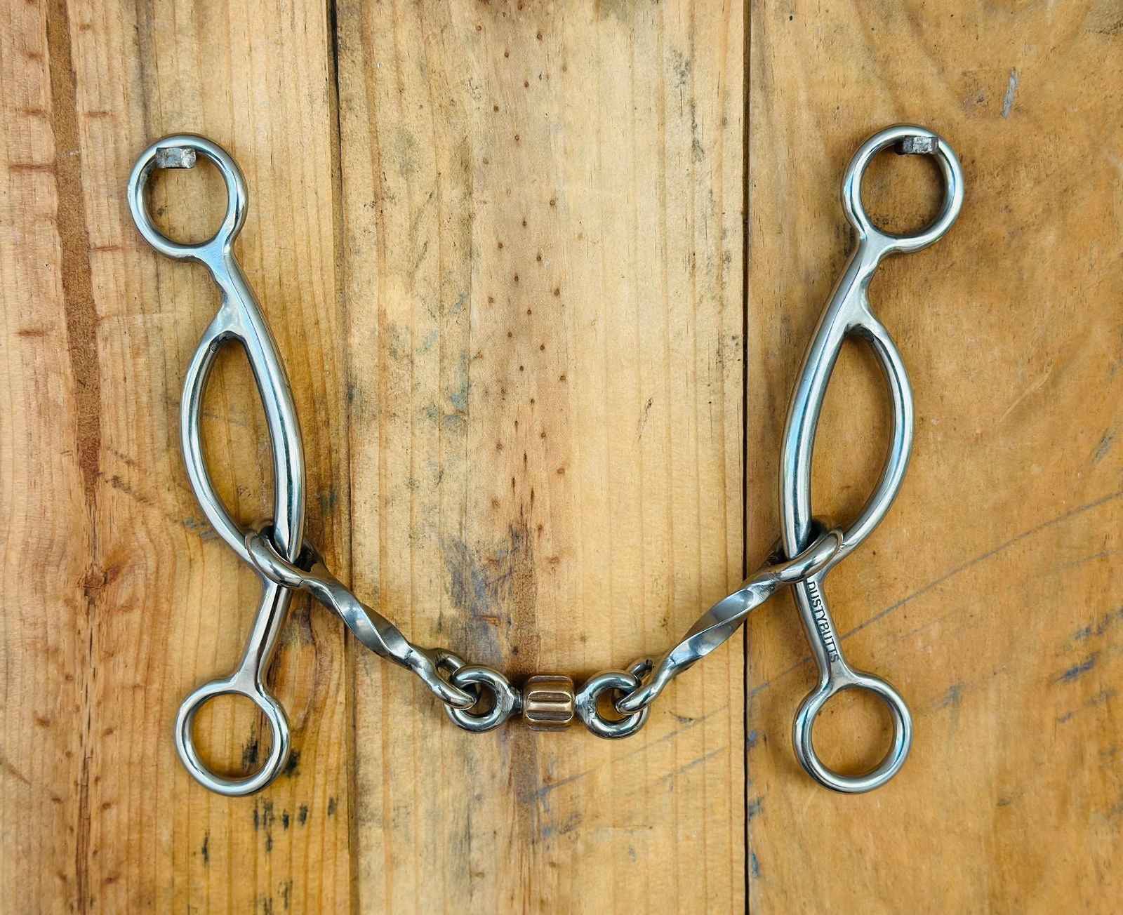 Dustybutts ‘Voodoo’ Square Twisted Sliding Gag Bit - Dustybutts Australia
