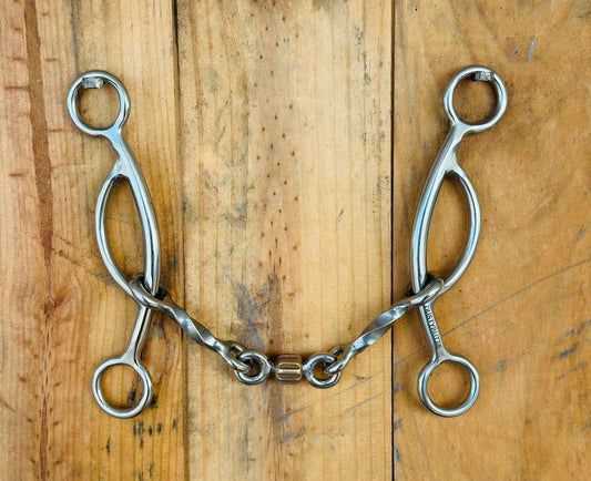 Dustybutts ‘Voodoo’ Square Twisted Sliding Gag Bit - Dustybutts Australia