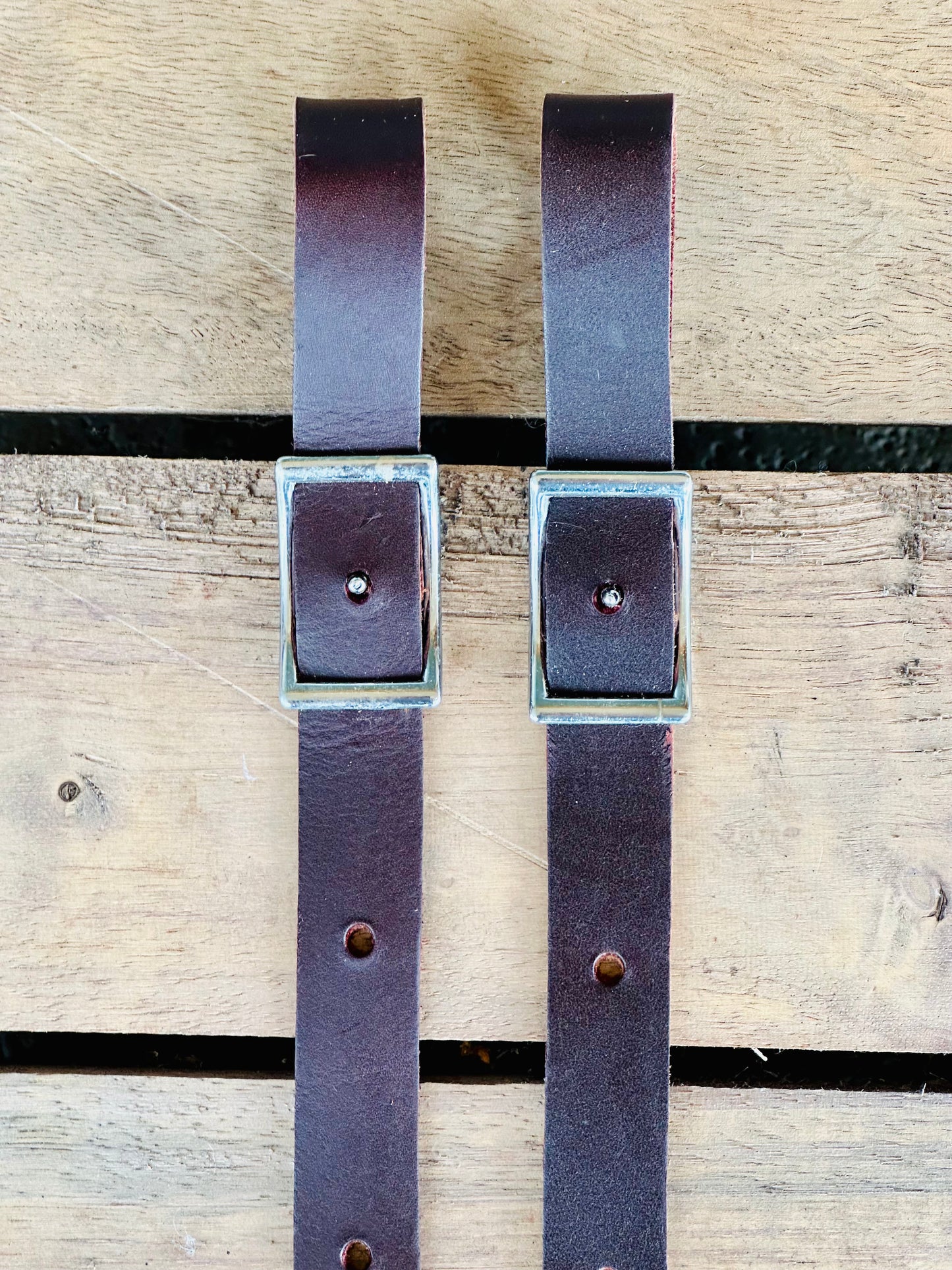 Argentine Leather Plaited Barrel Racing / Roping Reins