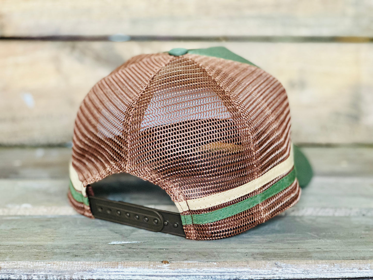 Dustybutts Trucker Cap // Olive & Brown