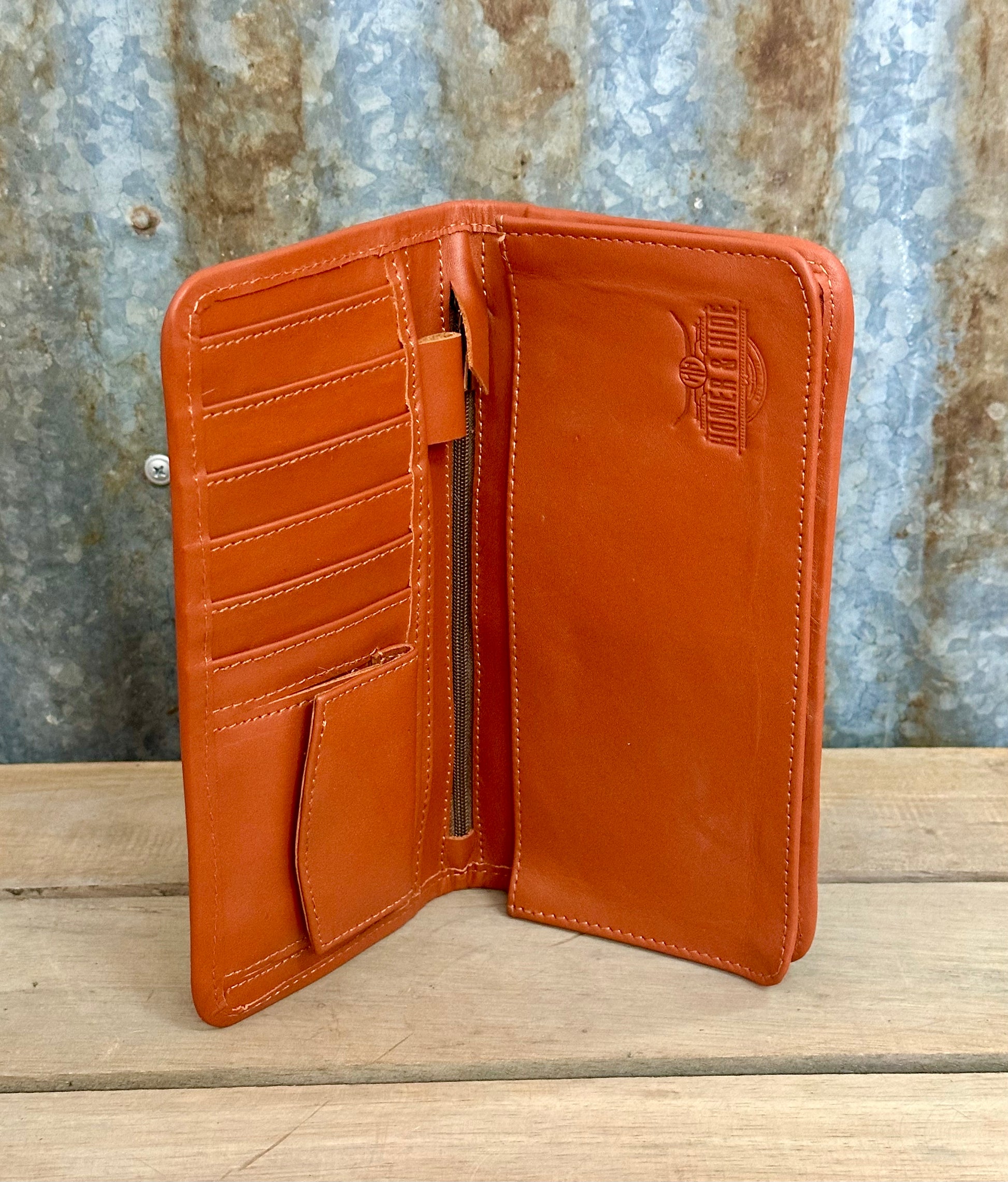 Homer & Hide Cowhide Wallet - Tan - Dustybutts Australia