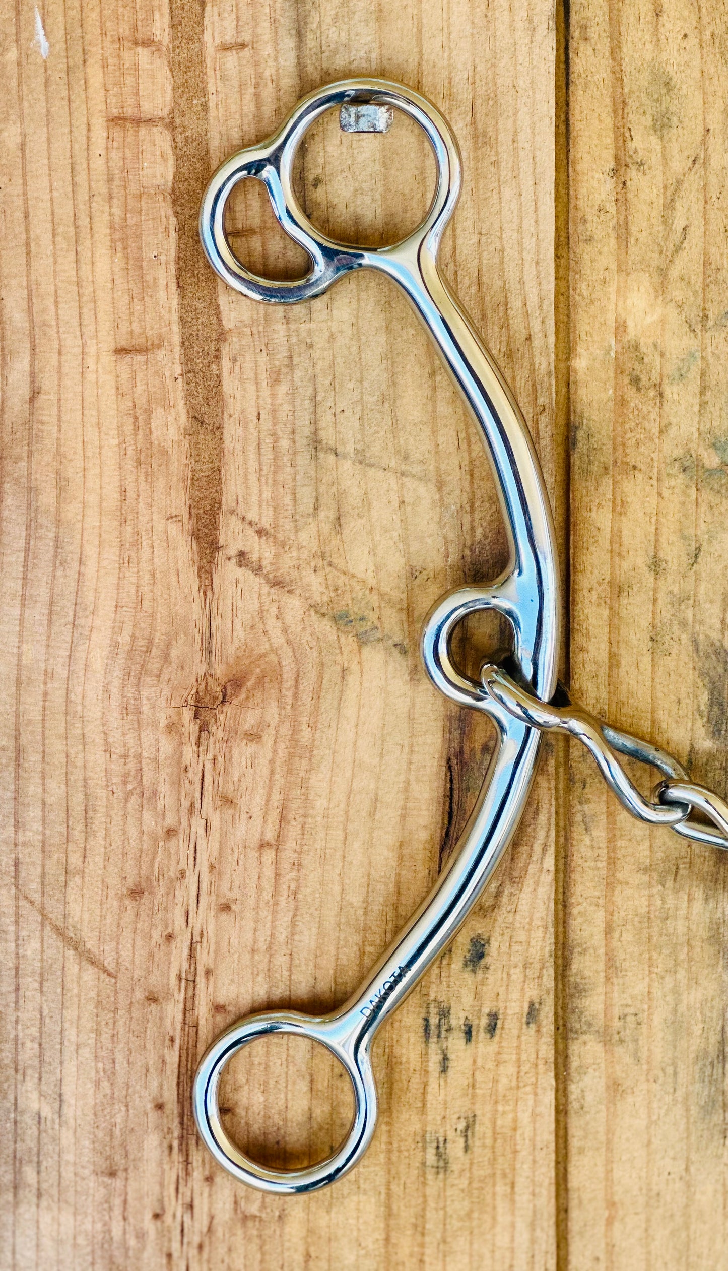Dustybutts ‘Dakota’ Lifter Bit - Chain Dogbone with Cricket Mouthpiece