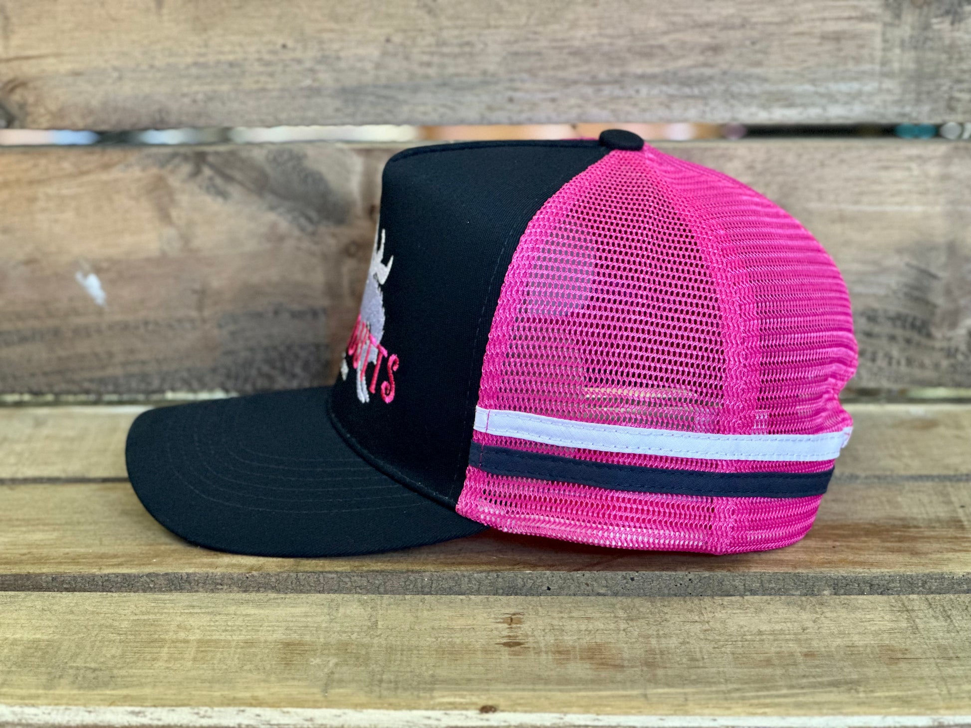 Dustybutts Trucker Cap // Navy & Hot Pink - Dustybutts Australia