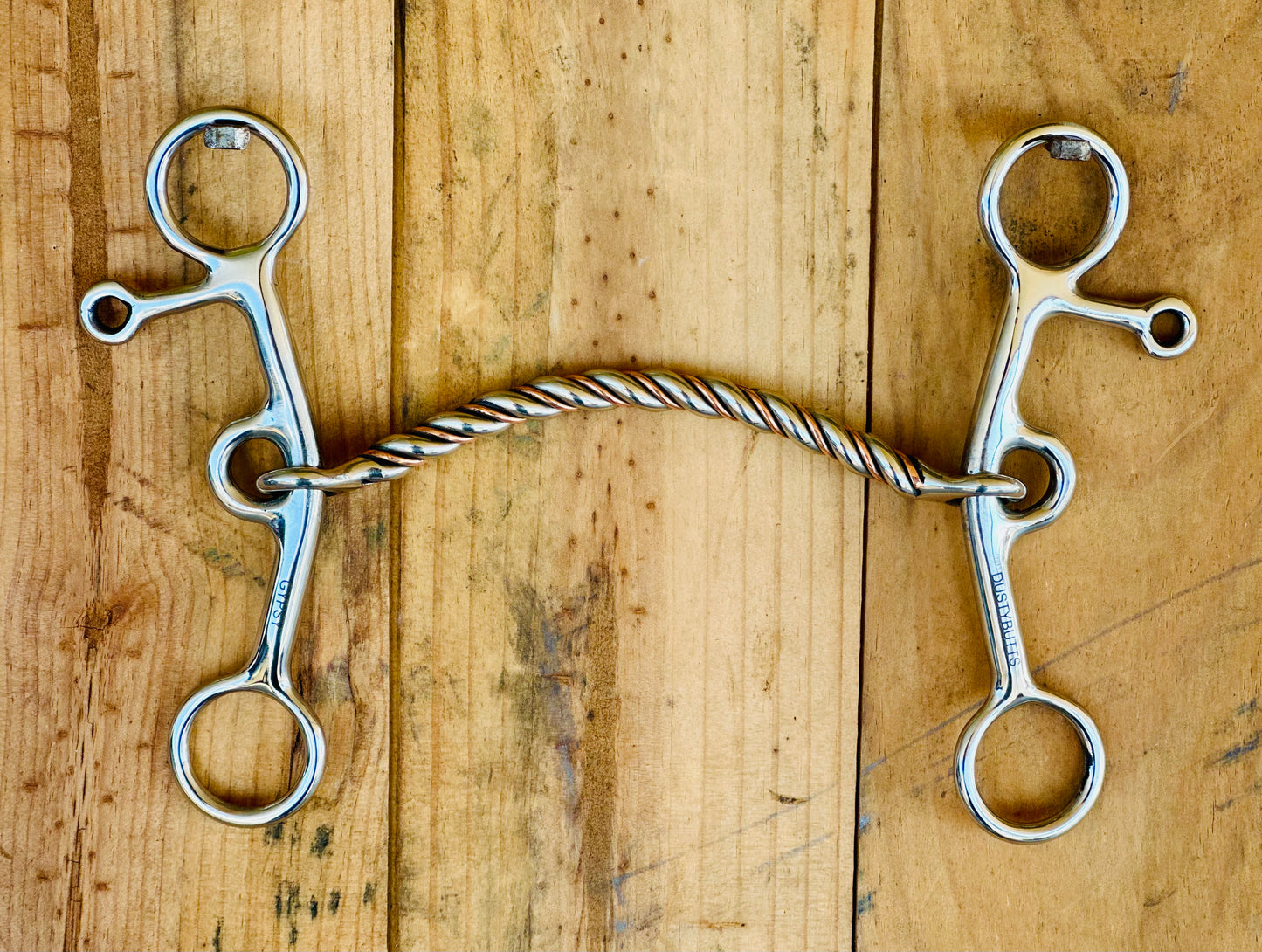 Dustybutts ‘Gypsy’ Copper Twisted Medium Shank Lifter Bit With Setback - Dustybutts Australia