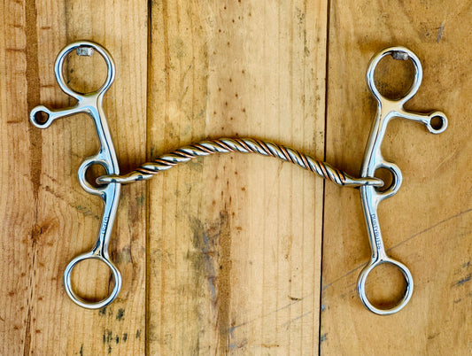 Dustybutts ‘Gypsy’ Copper Twisted Medium Shank Lifter Bit With Setback - Dustybutts Australia