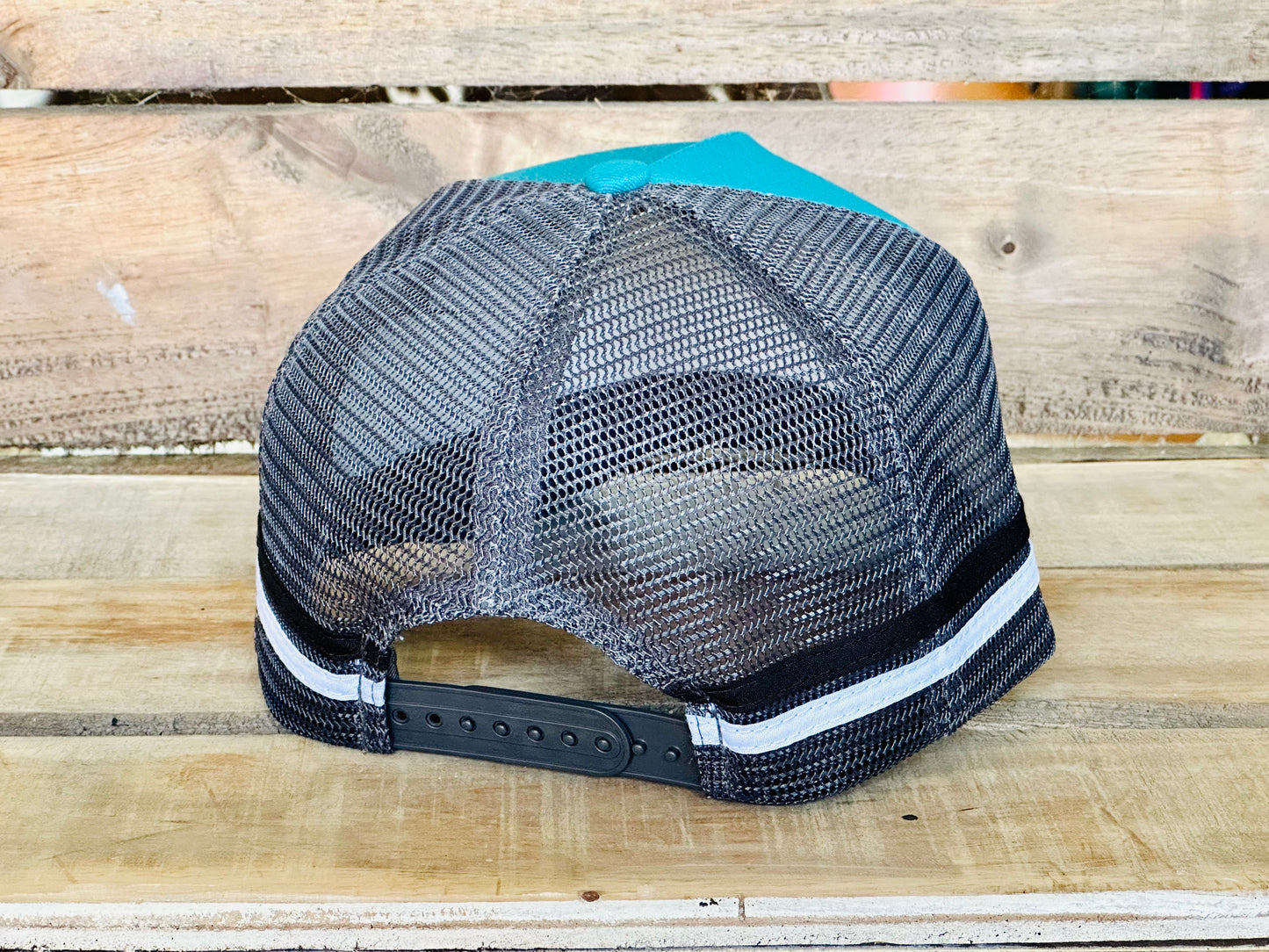 Dustybutts Trucker Cap // Teal & Grey - Dustybutts Australia