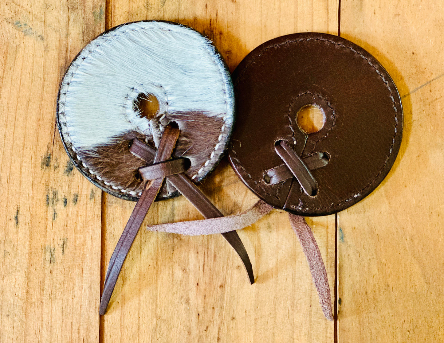 Leather Bit Guards // Cowhide - 1.
