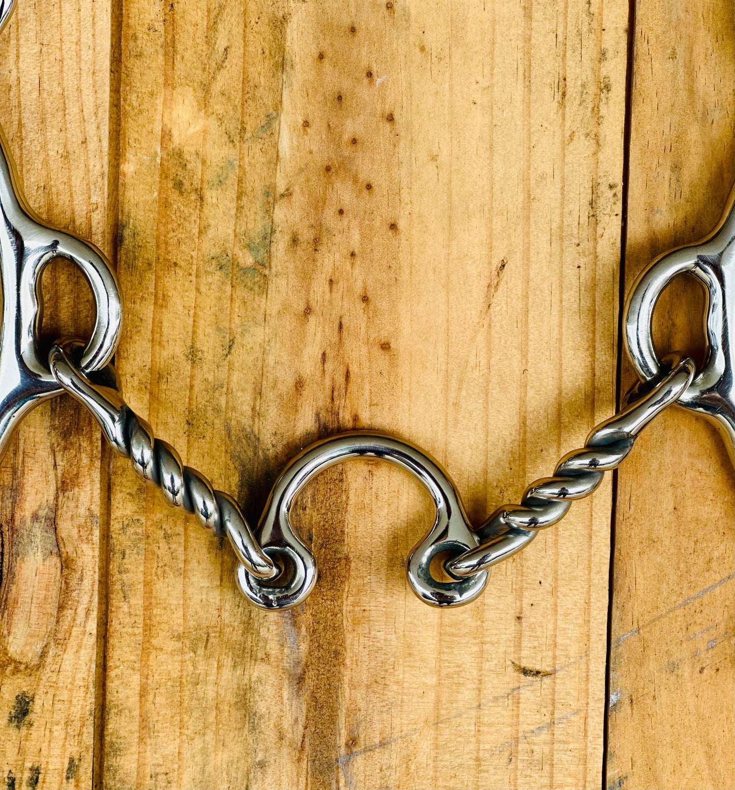 Dustybutts ‘Slim’ Three Piece Twisted Ported Reverse Gag Bit - Dustybutts Australia