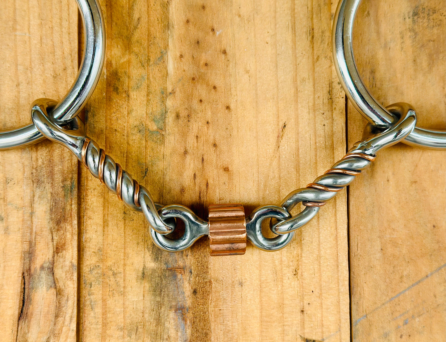 Dustybutts ‘Stetson’ Weighted Loose Ring Snaffle Bit With Cricket