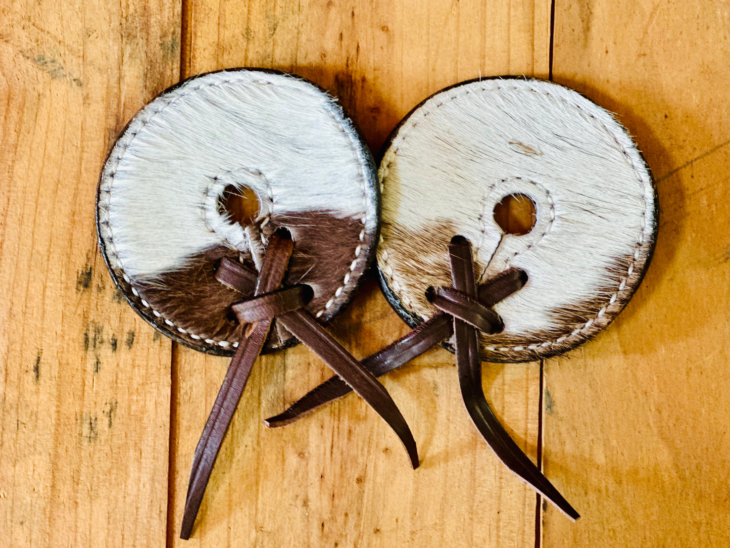 Leather Bit Guards // Cowhide - 1.