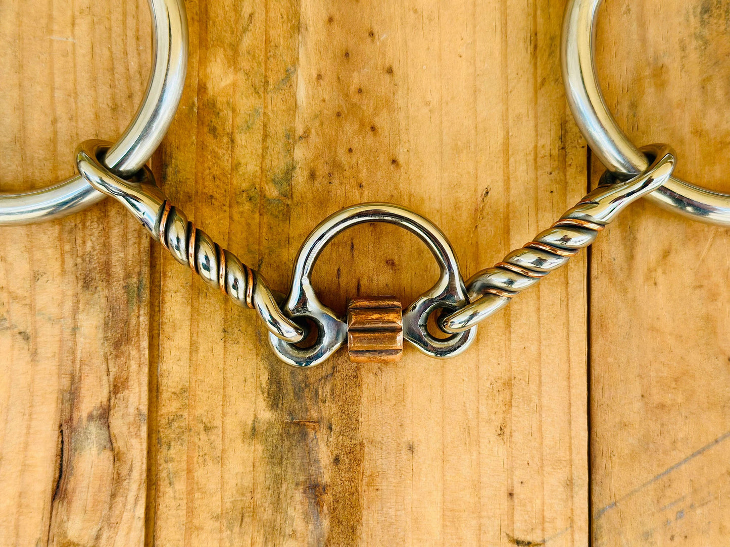 Dustybutts ‘Annie’ Twisted with Locked Cricket Port Weighted Snaffle Bit