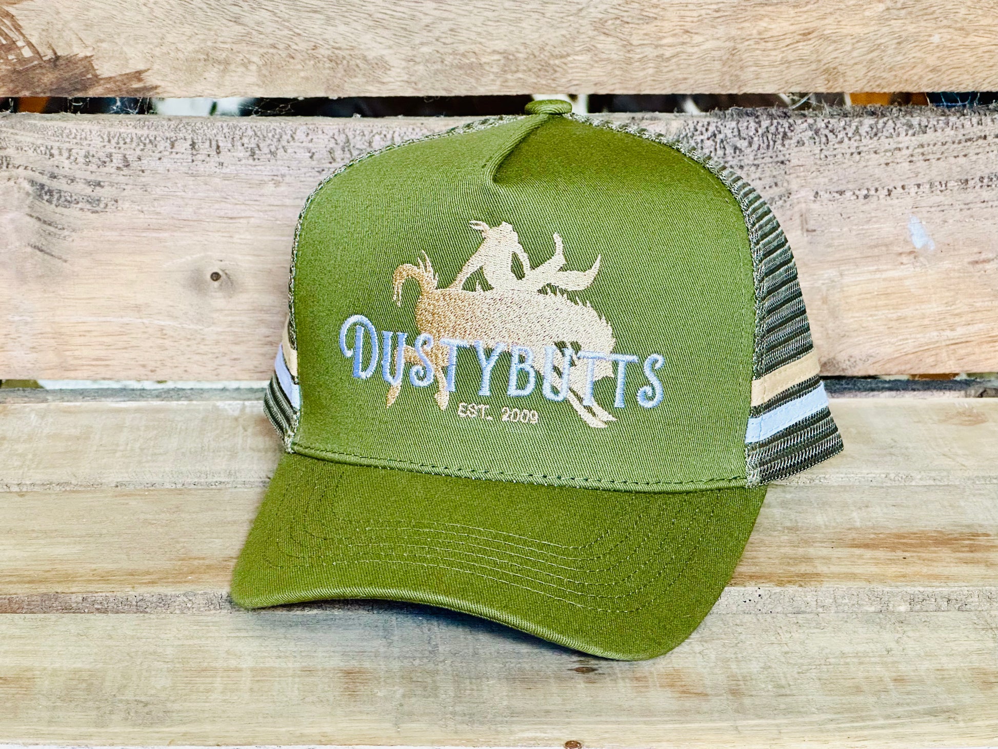 Dustybutts Trucker Cap // Olive - Dustybutts Australia