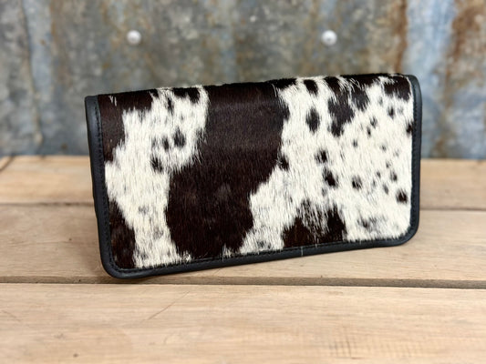 Homer & Hide Cowhide Wallet - Black - Dustybutts Australia
