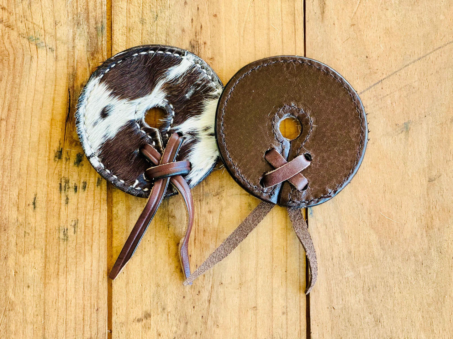 Leather Bit Guards // Cowhide - 4.