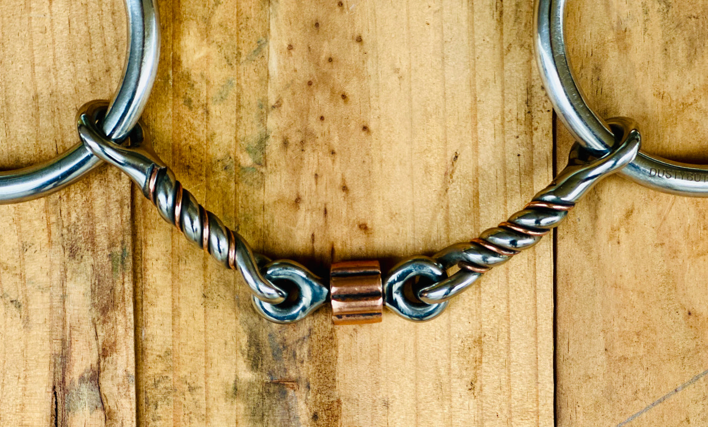 Dustybutts ‘Stetson’ Three Piece Twisted With Cricket Weighted Snaffle Bit