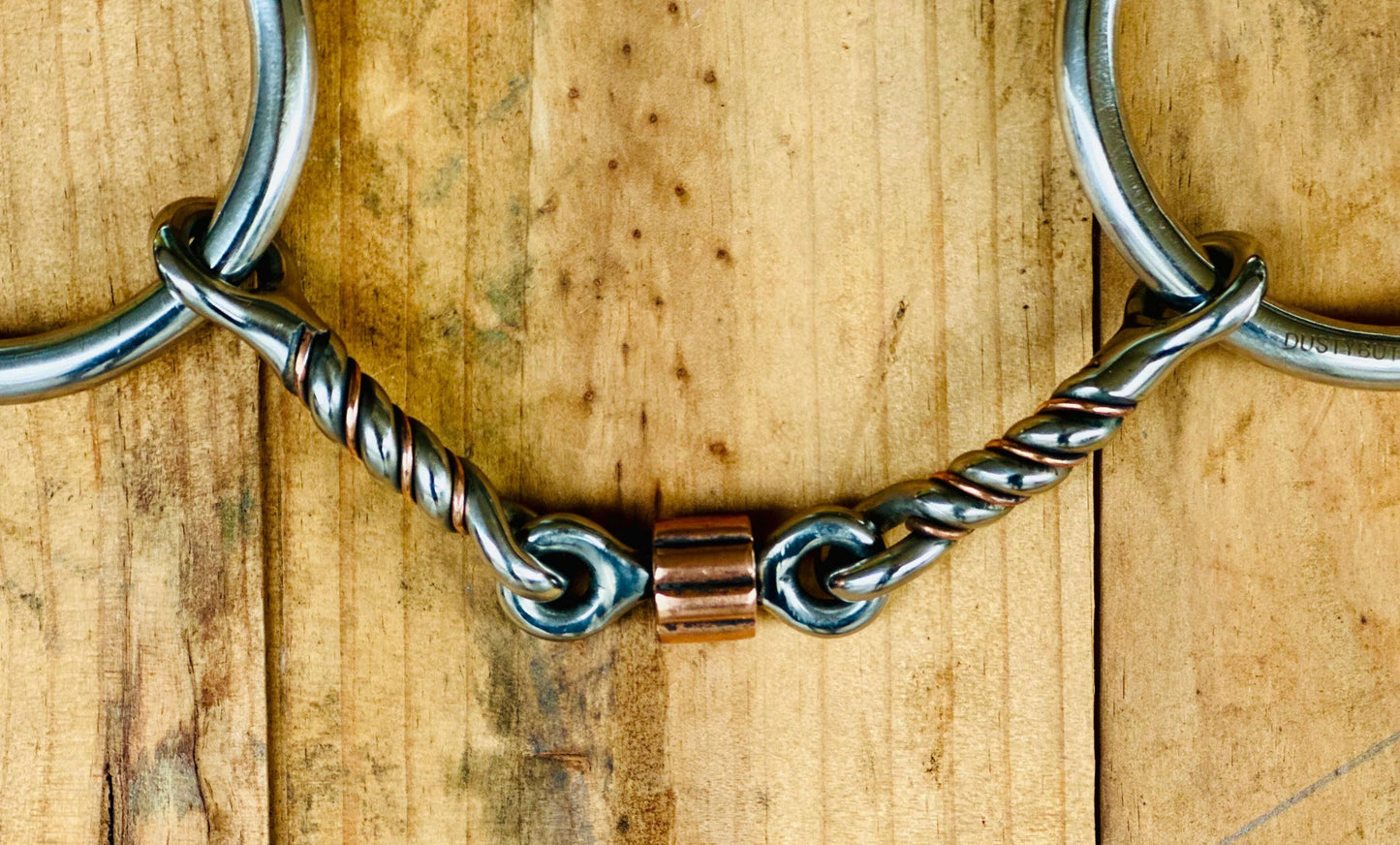 Dustybutts ‘Stetson’ Three Piece Twisted With Cricket Weighted Snaffle Bit