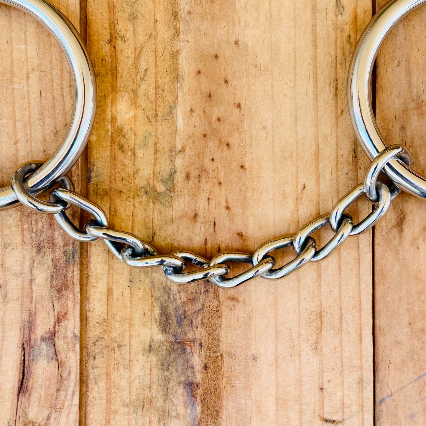 Dustybutts ‘Diva’ Chain Mouthpiece Weighted Snaffle Bit