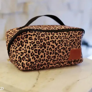 Ranch Dress’n Cosmetic Bag // Leopard - Dustybutts Australia