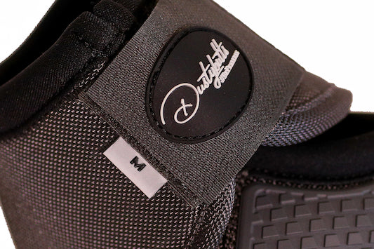 Dustybutts Equistride No Turn Bell Boots // Grey