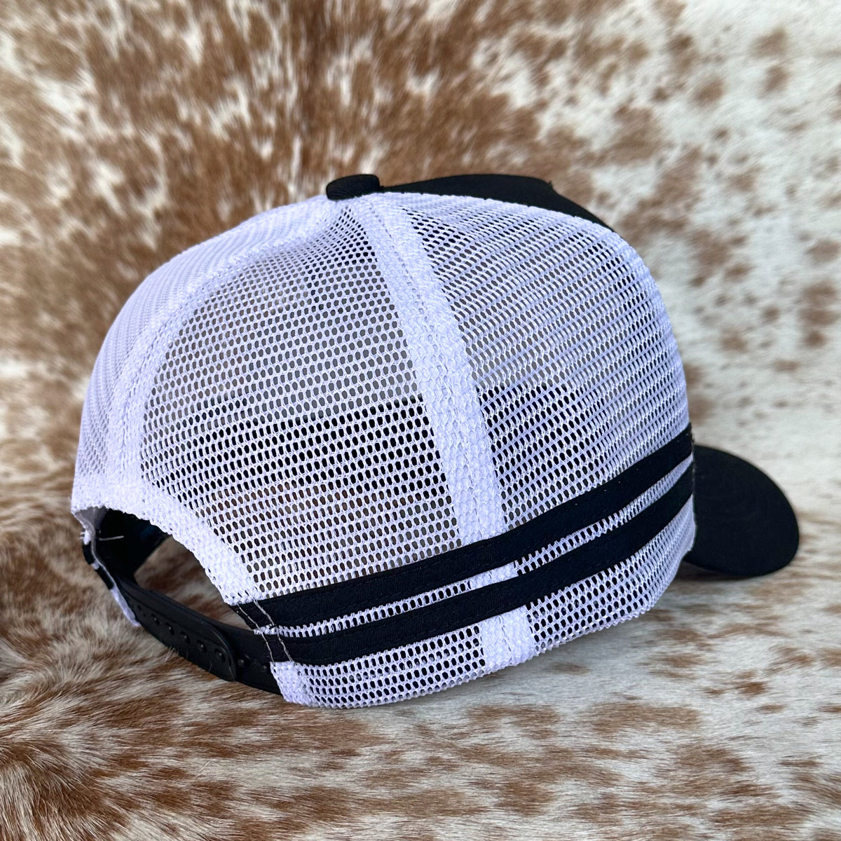 Dustybutts Trucker Cap // Black & Hot Pink
