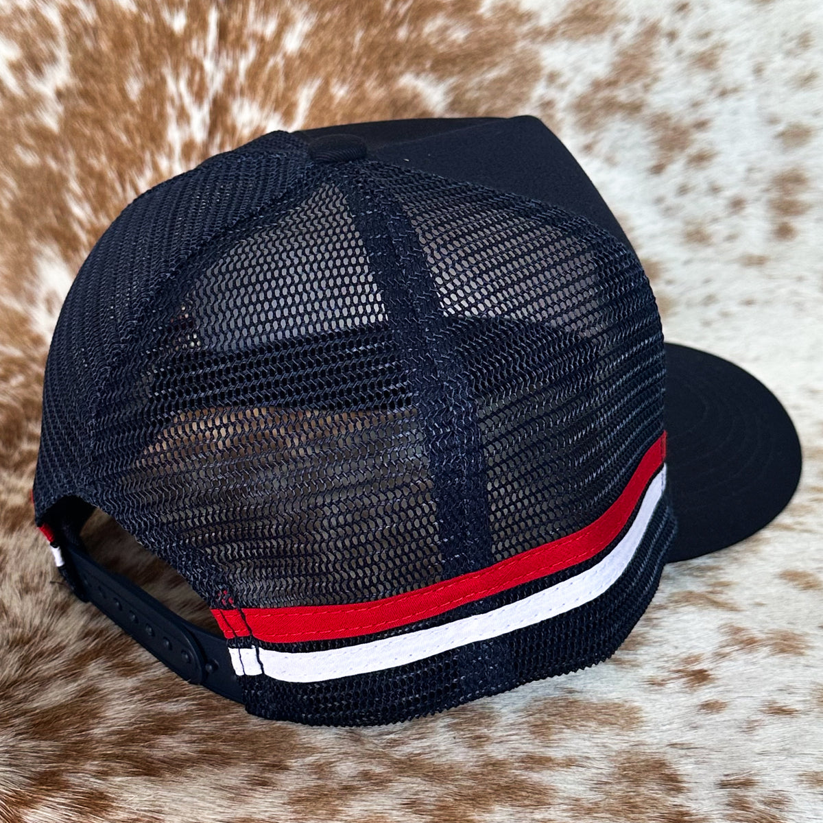 Dustybutts Trucker Cap // Navy & Red