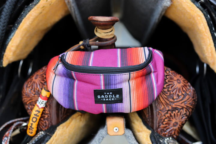 The Saddle Sack - Original - Purple Serape - Dustybutts Australia