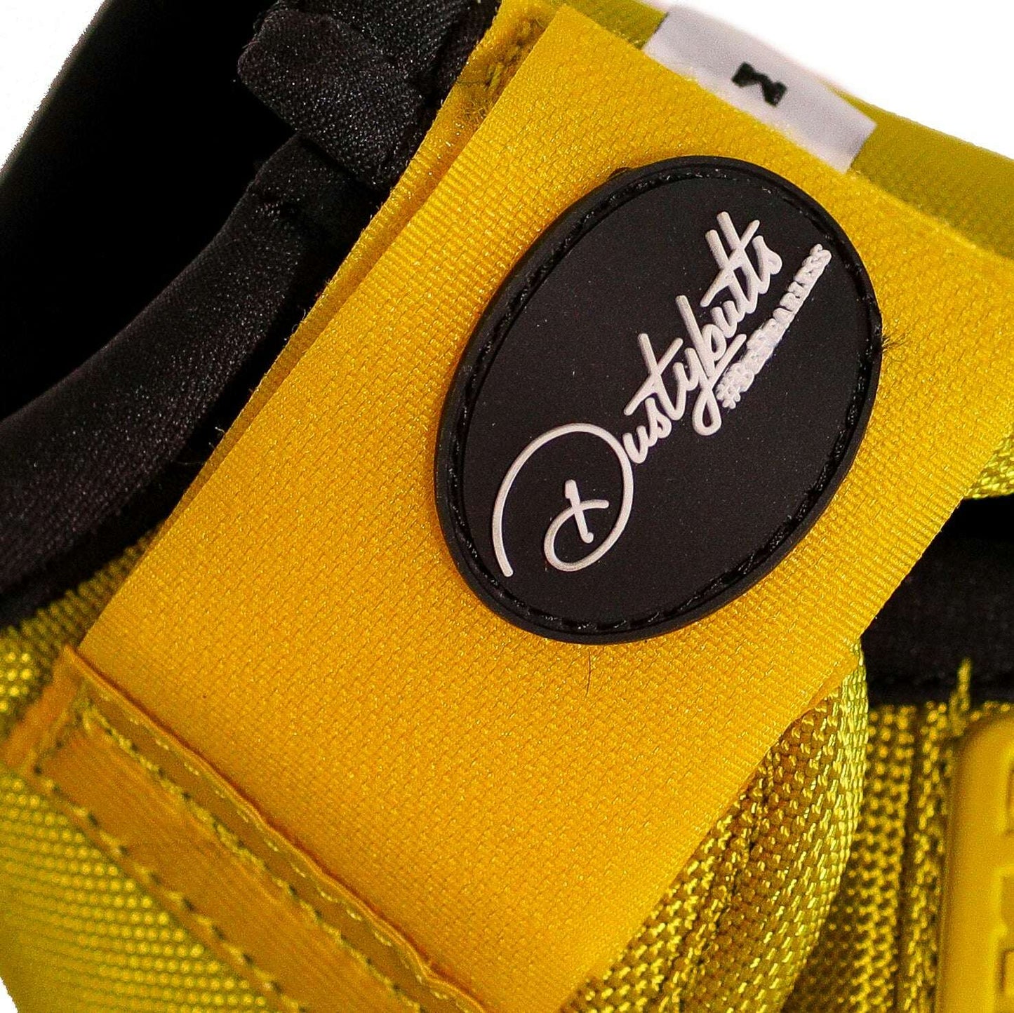 Dustybutts Equistride No Turn Bell Boots // Yellow