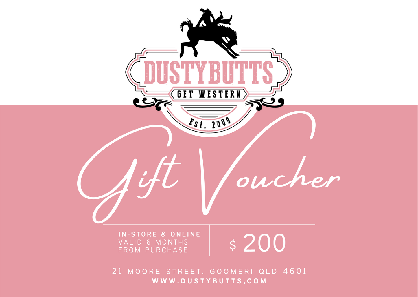 Dustybutts Gift Voucher