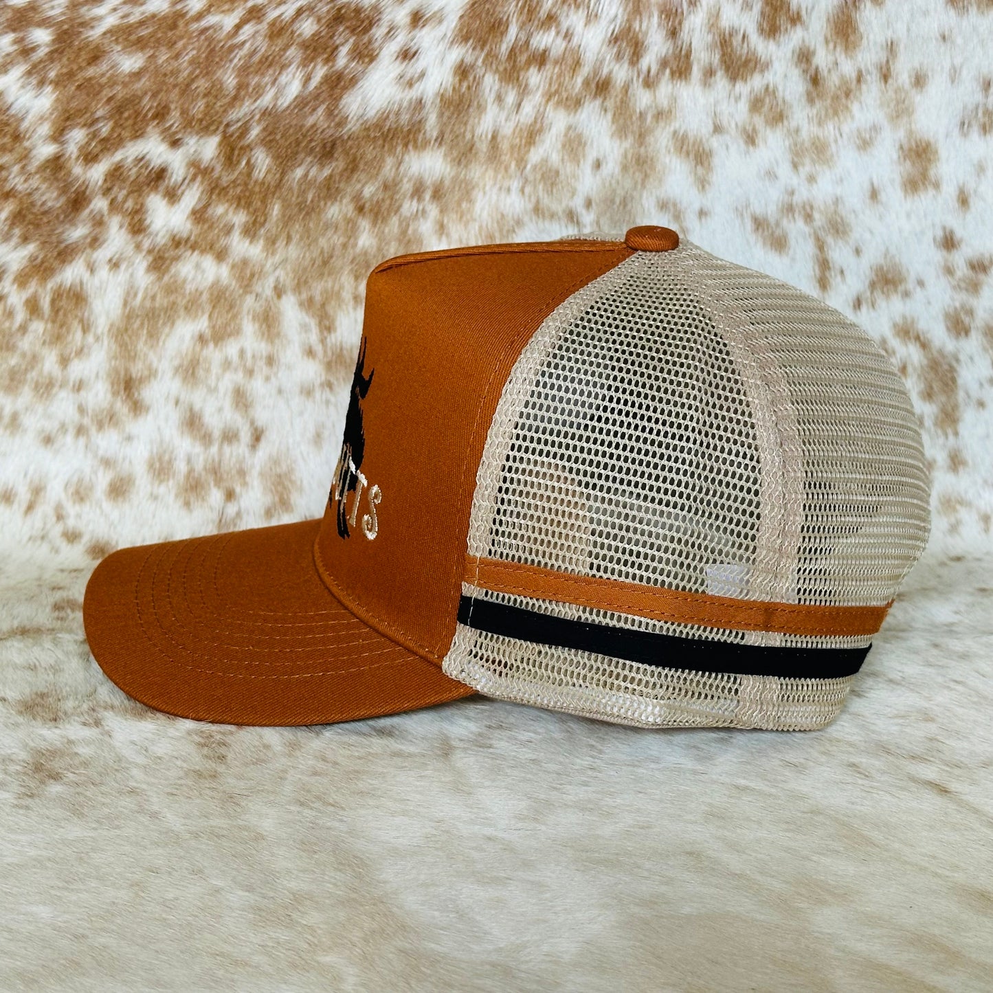 Dustybutts Trucker Cap // Brown & Tan