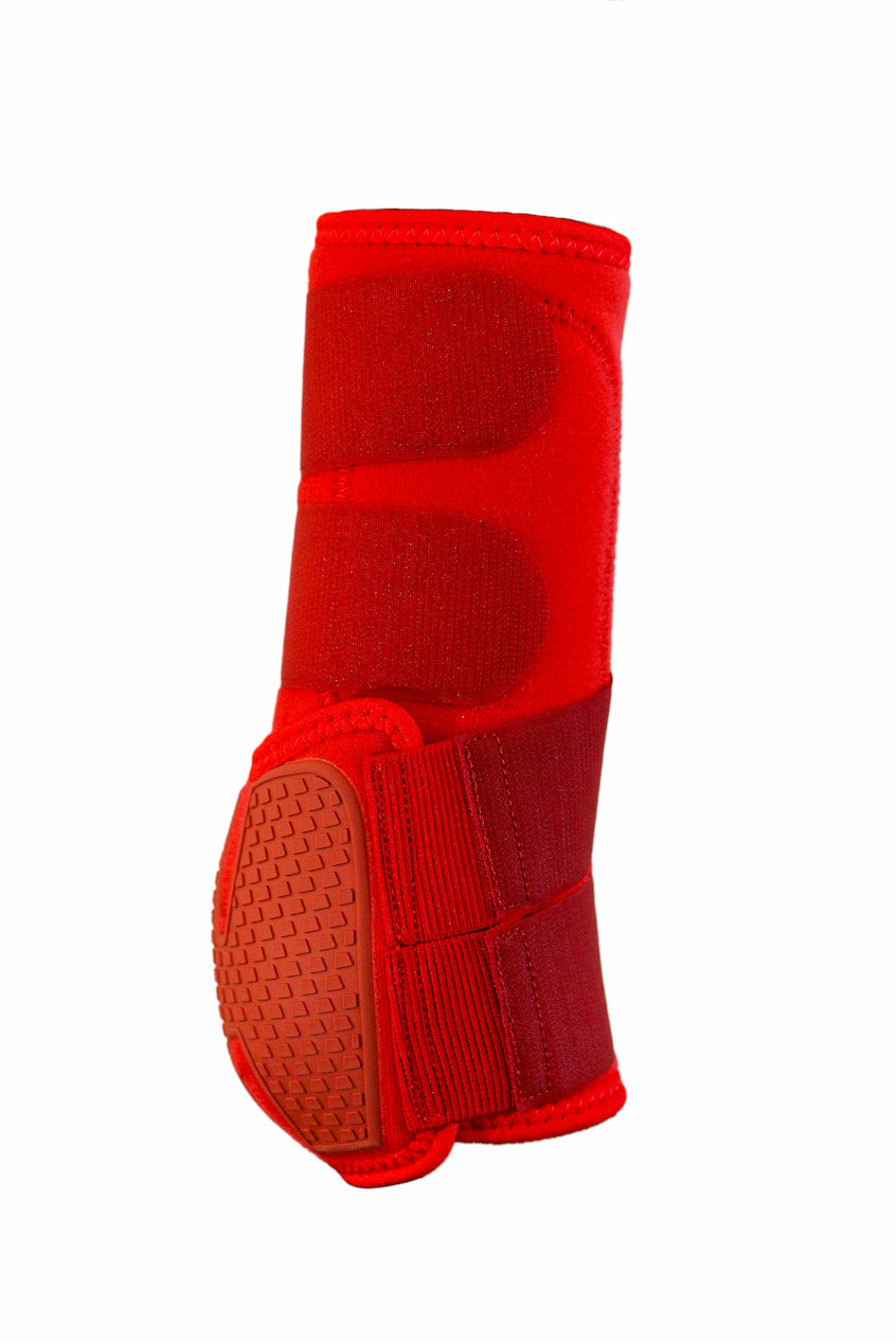 Dustybutts Equistride Protection Boot // Red