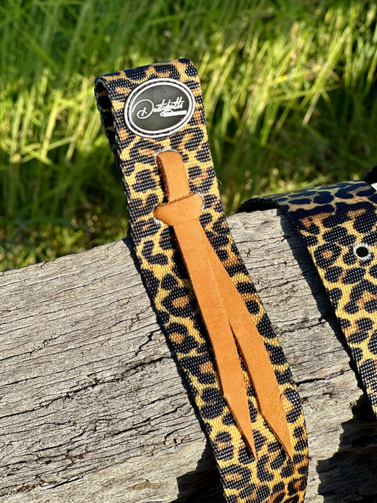 Dustybutts Nylon Tie Strap and Off Billet Set - Leopard